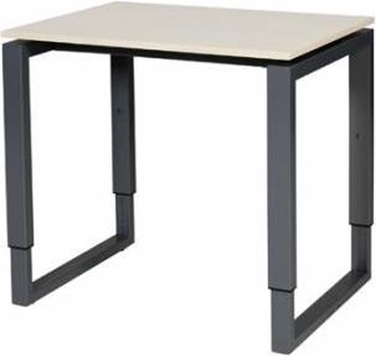 Verstelbaar Bureau - Plus 80x60 robson - zwart frame