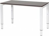 Verstelbaar Bureau - Domino 120x60 logan - wit frame