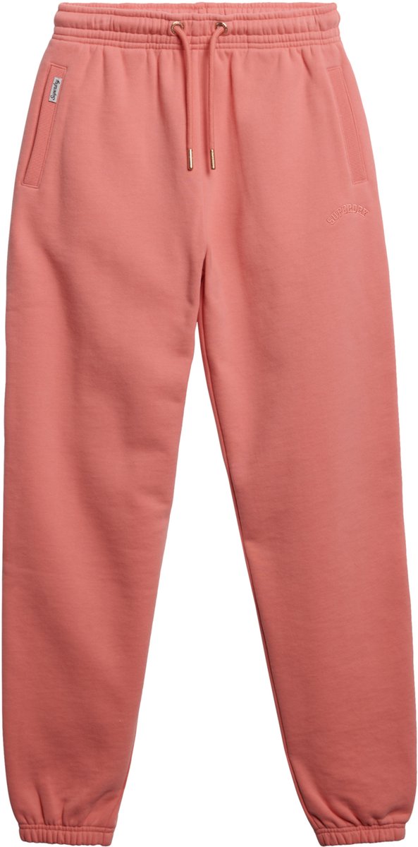 Superdry Essential joggingbroek met logo Dames Broeken Roze