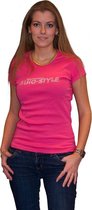 AutoStyle Dames Shirt Roze maat S