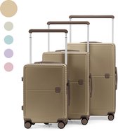 Bol.com Skycases City Walker – 3-delige Kofferset | Lichtgewicht & Duurzaam | 20 24 & 28 Inch | 360° Spinner Wielen | TSA-slot |... aanbieding