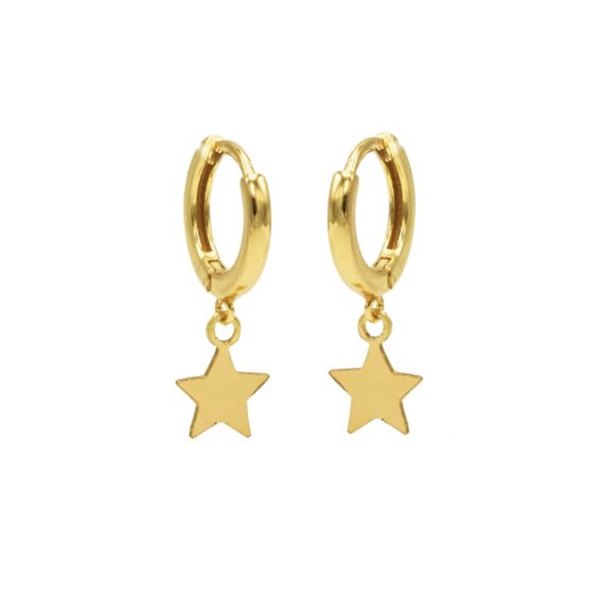 Karma hinged hoops symbool star gold M1906HIN