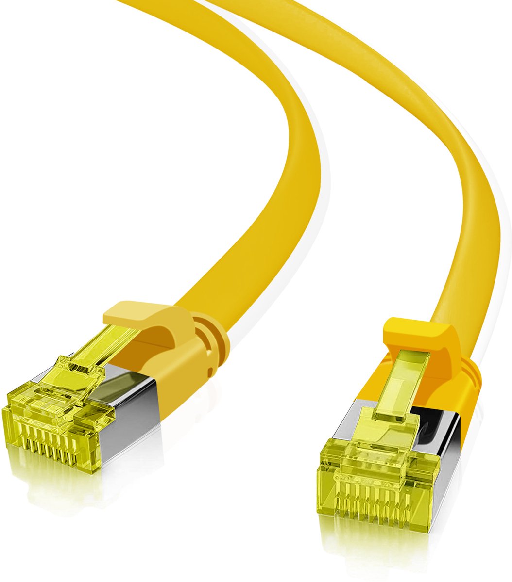 Helos 205248 netwerkkabel Geel 2 m Cat6a U/FTP (STP)