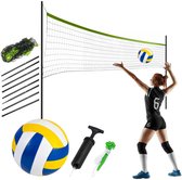 Net en frame voor volleybal en badminton 570 cm