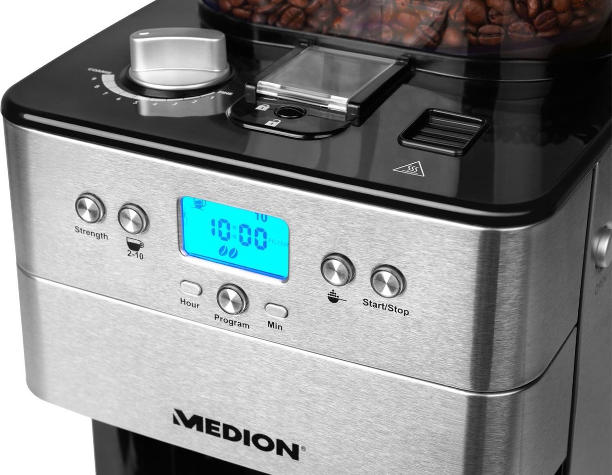 MEDION Koffiezetapparaat voor bonen MD 16893 | bol.com