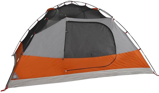 vidaXL - Koepeltent - 4-persoons - waterdicht - grijs van Vidaxl — afbeelding 3