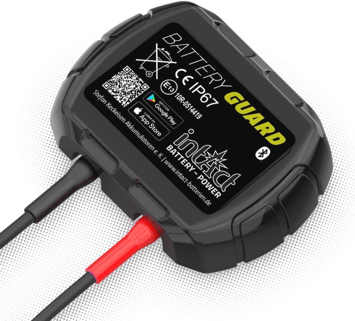 Accu Monitor Bluetooth voor 12V Lood- en Lithiumbatterijen met Spanning- en Temperatuurweergave