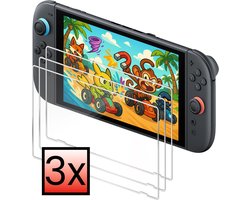 Screenprotector Geschikt voor Nintendo Switch 2 Bescherm Glas Screen Protector - 3 PACK