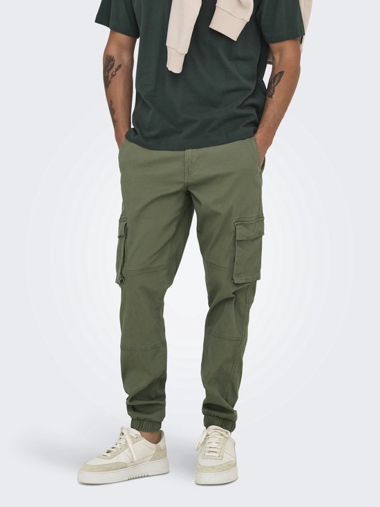 Only & Sons Cam Stage Cargo Broek Heren - Maat W34 X L34