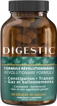 Digestic- Laxeermiddel voor verlichting van constipatie - Ontlasting Verzachter - 100% Natuurlijke Ingrediënten - 60 Capsules - Dikke Darm Detox Reiniging, Verlichting van Winderigheid en Gas, Zacht