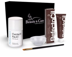 Refectocil - Wenkbrauw / wimperverfset Bruin - 1 Set. new