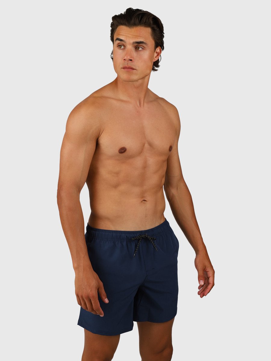 Brunotti Bru - conic Zwembroek Heren - Zwemshort met 4 - Way Stretch - Night Blue — afbeelding 2