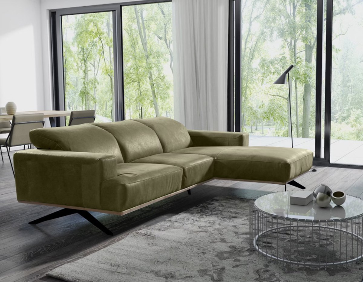 Deseo Portland Corner Sofa - Nevada Olive