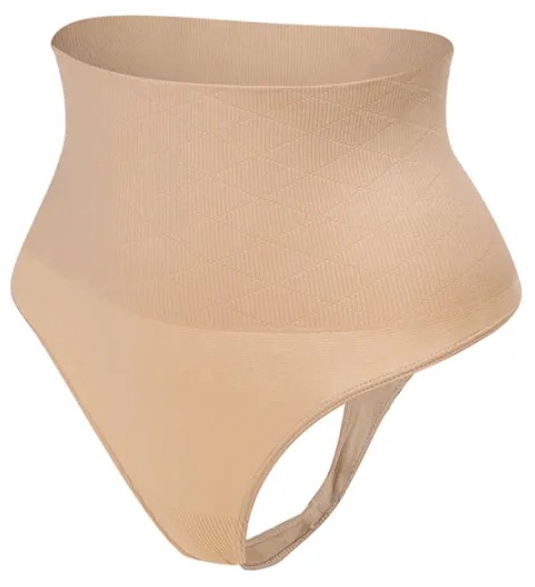 ATTREZZO® Corrigerend ondergoed - Maat XL - Beige - Butt lifter onderbroek - String - Billen lift broekje - Shapewear voor taille - Baleinen