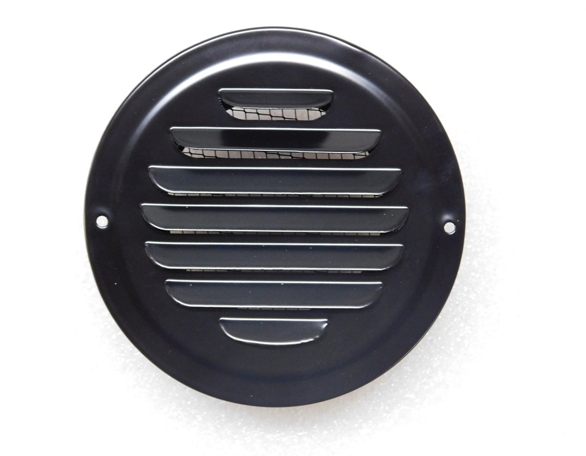 Luchtrooster met Gaas - 14,5 cm - Rond - Metaal