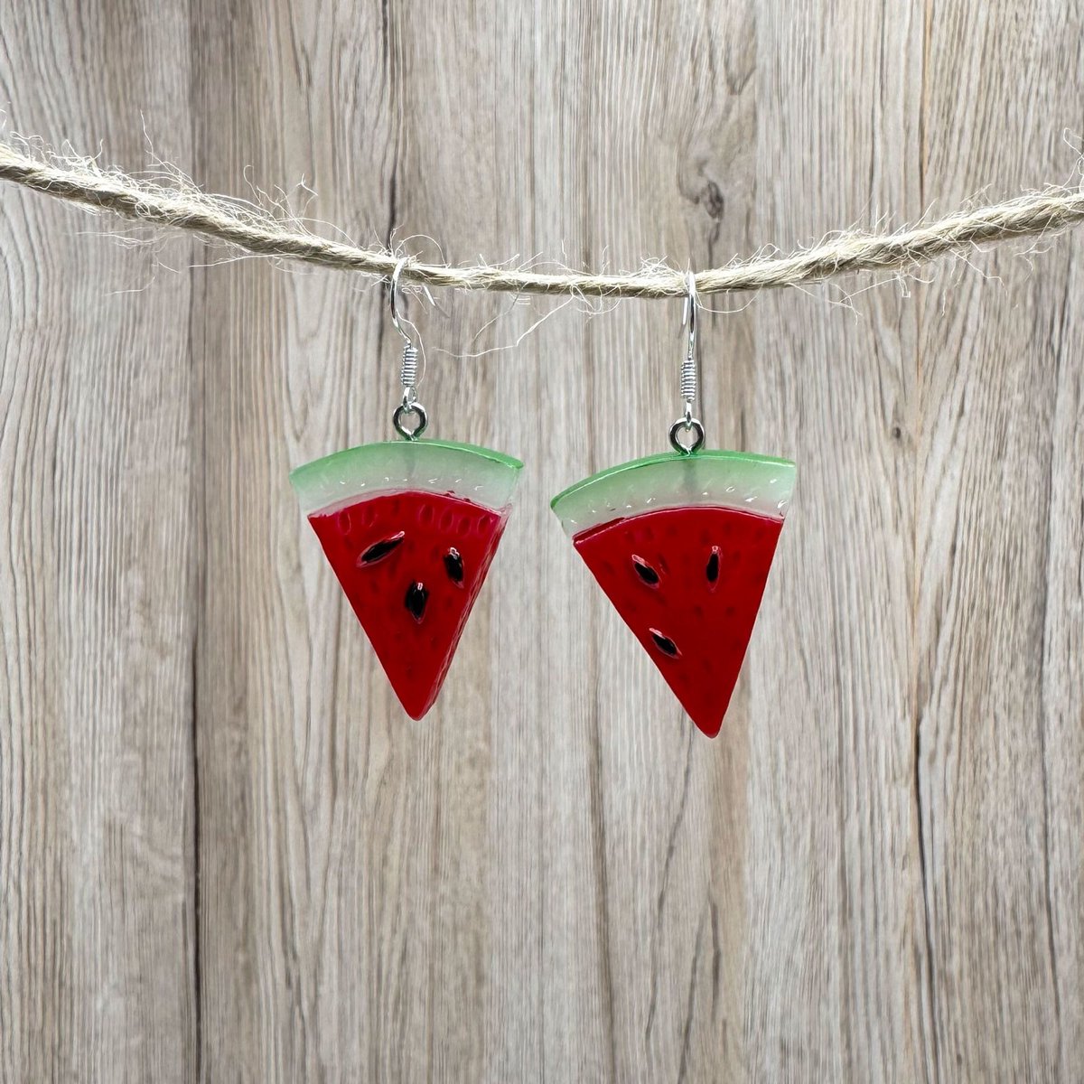 Oorbellen Watermeloen - zomer - carnaval - zomercarnaval - summer - fruit - om op te eten