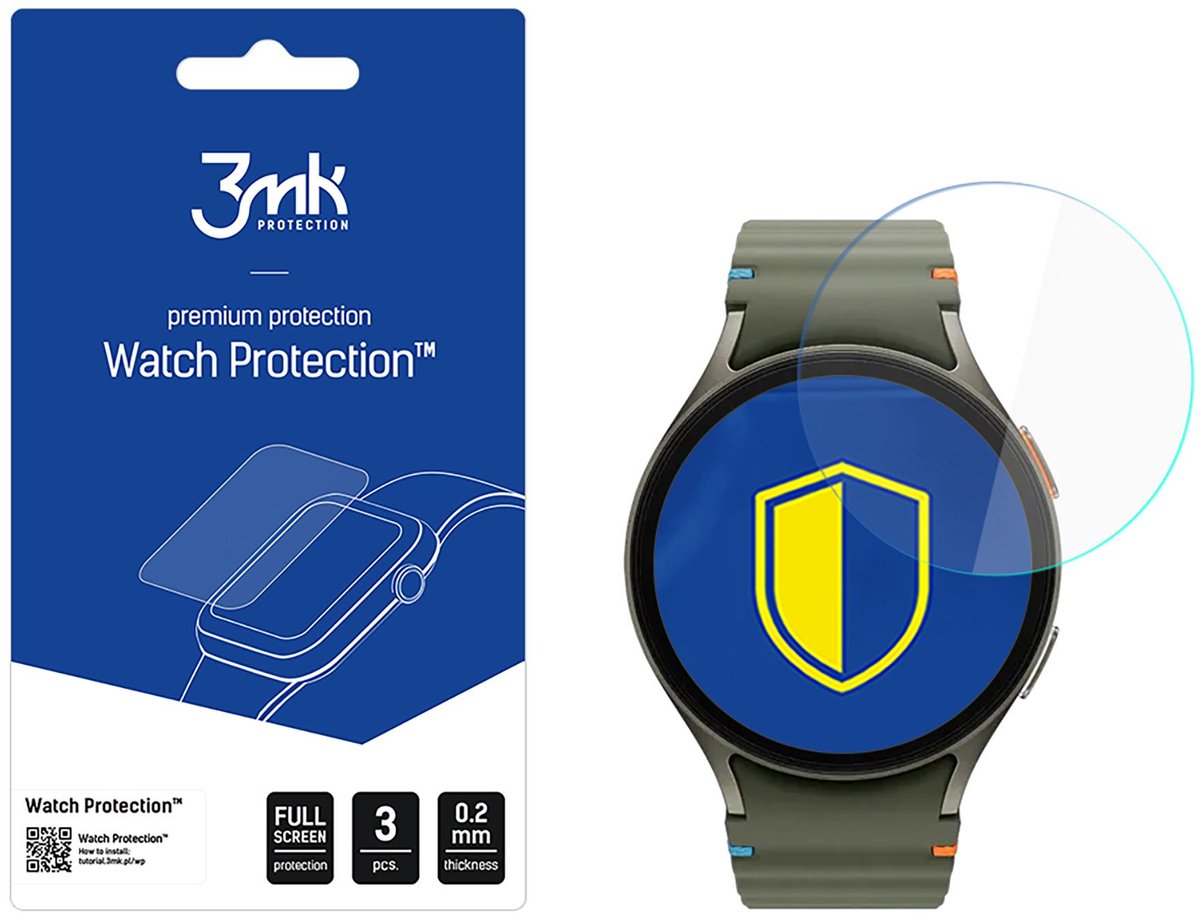 3Mk Flexibleglass Beschermingsglas Voor Samsung Galaxy Watch 7 40Mm Pasvorm