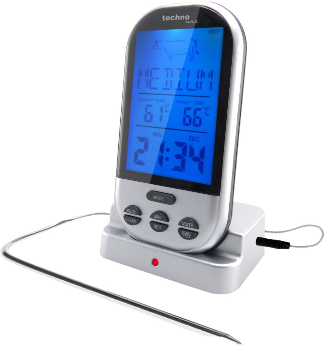 Technoline WS 1050 - Keukenthermometer - hitte bestendig - bbq thermometer