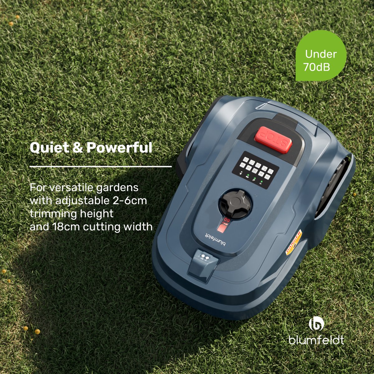 Afbeelding 2 van Blumfeldt GrassConnect robotmaaier voedingsadapter - Efficiënt en veilig opladen, oververhitting- en overspanningsbeveiliging, Plug-and-Play ontwerp, compatibel met GrassConnect maaiers