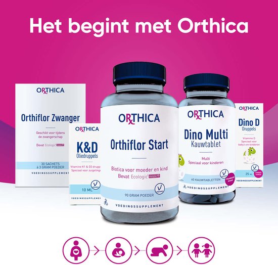Orthica Dino D Druppels - vitamine D3 voor baby en kind - 25 ml