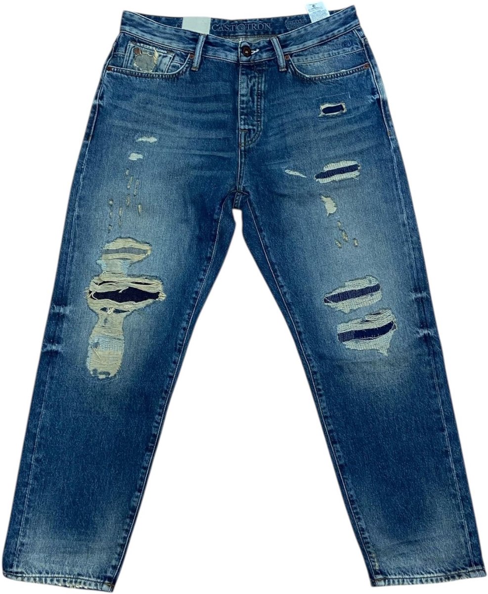 CAST IRON CUDA RELAXED T JEANS-MAAT W34 X L32