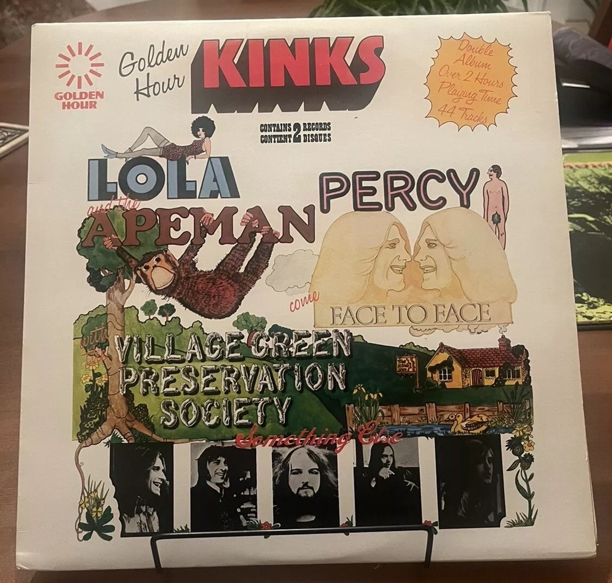 THE KINKS GOLDEN HOUR ( 2 LP )
