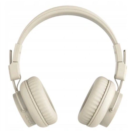 Draadloze koptelefoon beige Fresh ’n Rebel Bluetooth over-ear 30 uur batterijduur snel opladen