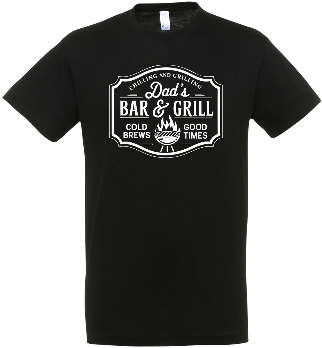 Dad’s Bar and Grill T-shirt - Vader - cadeau - Papa - vaderdag cadeau - BBQ Cadeau - jarig - gift - BBQ Vader - Vader cadeau - Vaderdag - verjaardag - Maat XXL