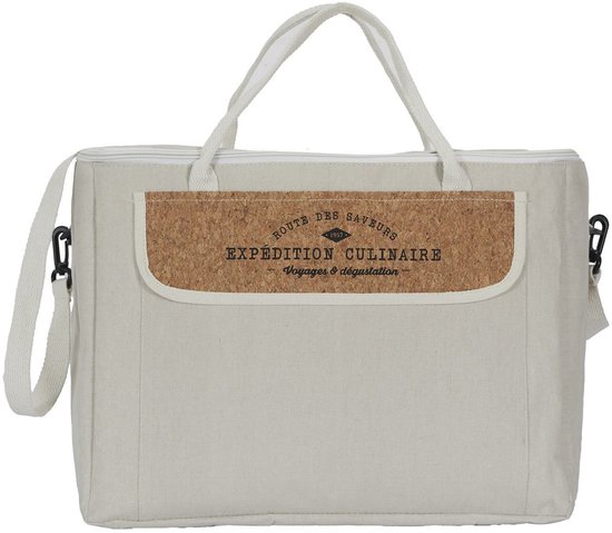 Cook Concept Koeltas Miami - voor lunch en drankjes - 18 liter inhoud - 41 x 24 x 30 cm - Draagband - wit van Cook Concept — afbeelding 3