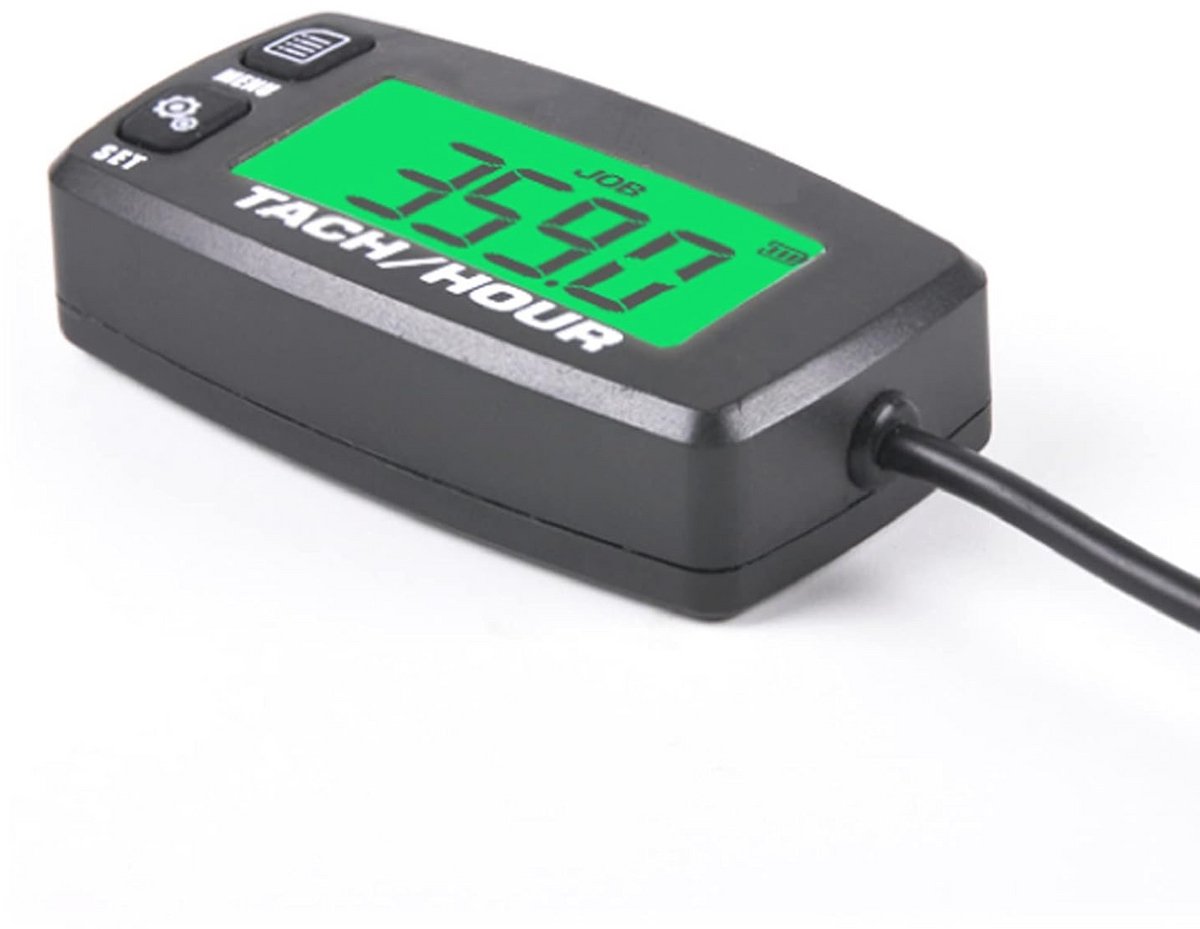 Digitale Toerenteller en Uurmeter voor Motorfietsen, ATV's, en Meer - Eenvoudig te Installen en Onderhouden
