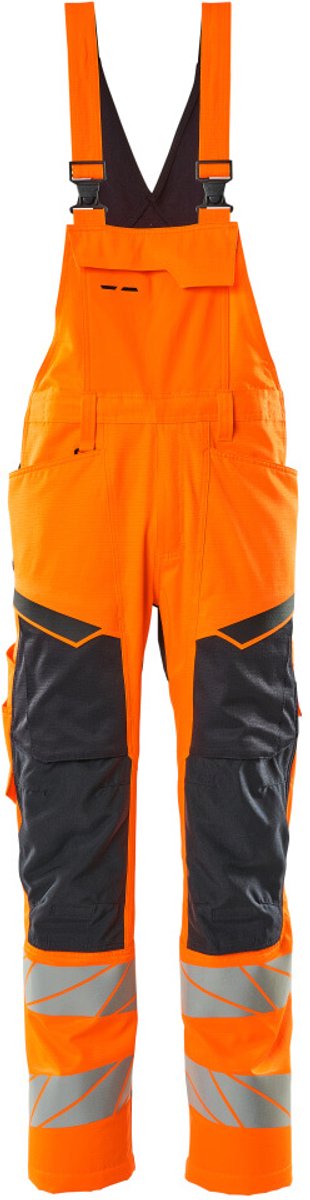 Mascot Accelerate Safe Amerikaanse overall met kniezakken 19569-236 - hi-vis oranje/donkermarine - C54 - 82
