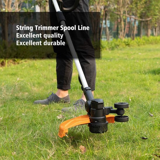3 stuks - Kabeldoppen - Accessoires voor grasmaaiers - Voor WORX grasmaaiers - Zwart - Worx grasmaaieraccessoires WA0014/WA0037 Vervangende kabeldoppen - Kabeldoppen voor grasmaaiers — afbeelding 3