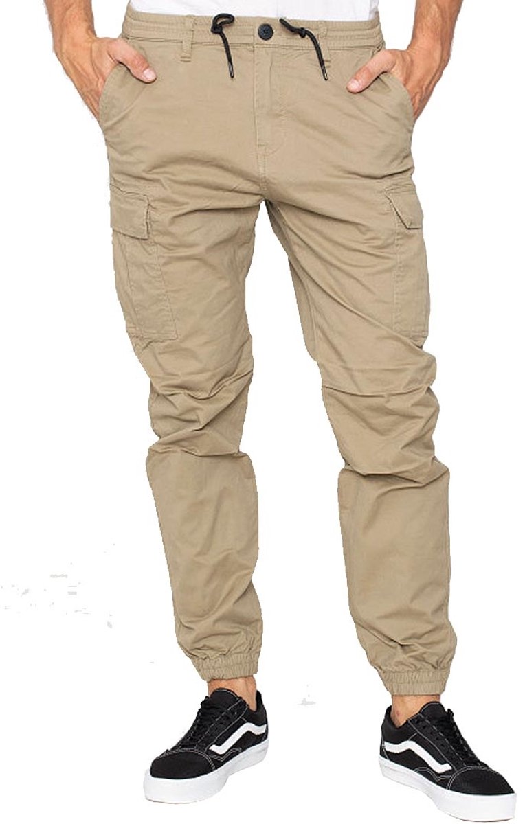Vintage Industries Vince Jogger Dark Cargobroek Heren Khaki