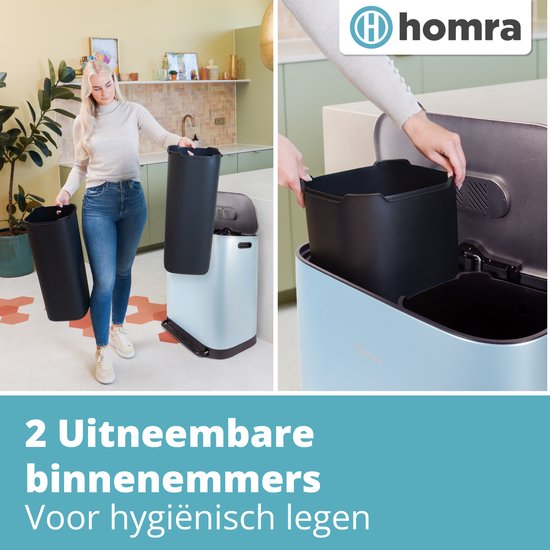 Vind vuilnisemmer met deksel op - april 2026