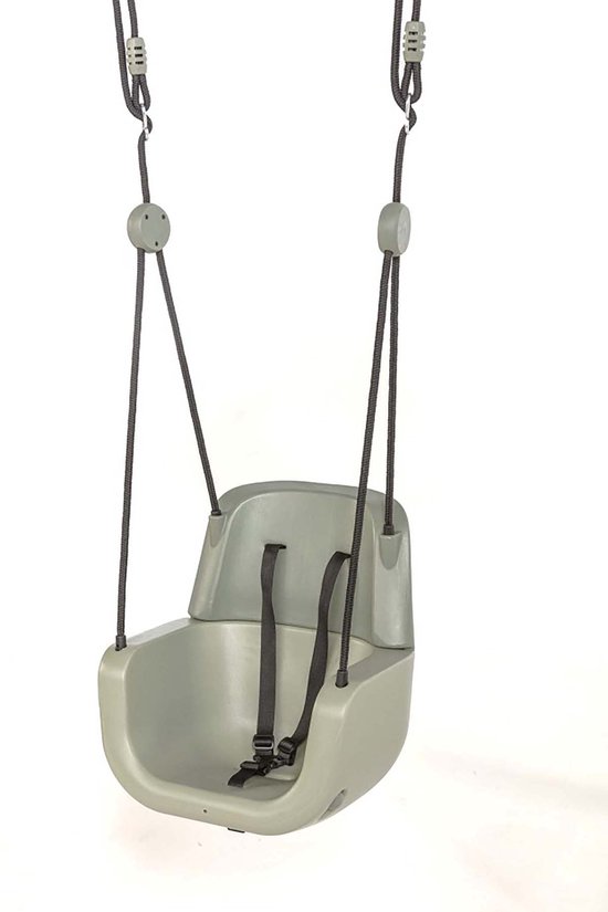 Costway 2-in-1 Babywip, Inklapbaar, Draagbare Babysc Met 3 Traps Verstelbare Rugleuning En Afneembare Speelboog Babywip Met Veiligheidsgordel Babywieg Tot 9 Kg Belastbaar Grijs Wit 1128847696