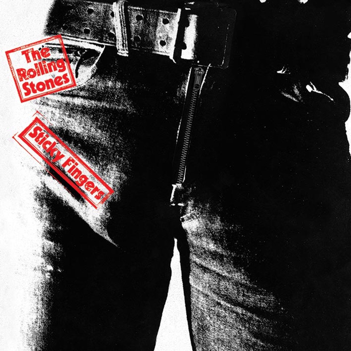 The Rolling Stones - Sticky Fingers - Canvas 40x40cm