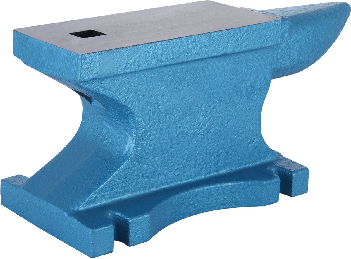 Ijzeren Aambeeld, Smeedaambeeld 24,9 Kg, Professioneel Smeedgereedschap voor Metaalbewerking, Zwart