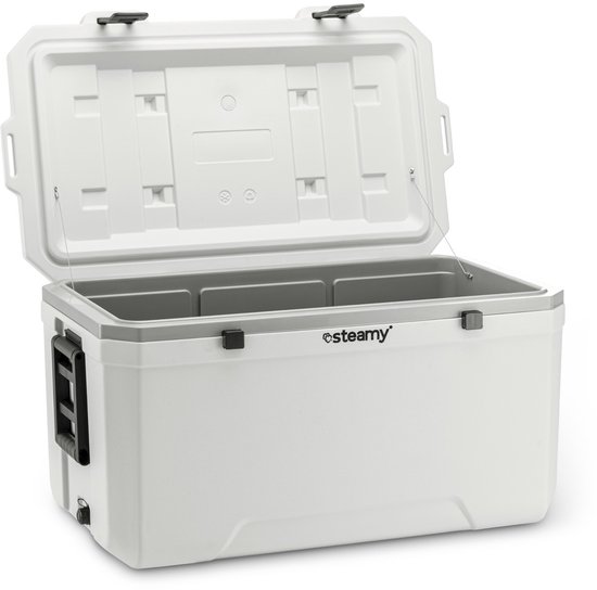 Steamy Marine 120 - Grote Koelbox - Speciaal voor op de boot - 120 Liter - Wit van Steamy — afbeelding 5