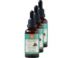 Green Sweet | Sweet Drops Chocolade | 50ml | 3 stuks | 3 x 50ml