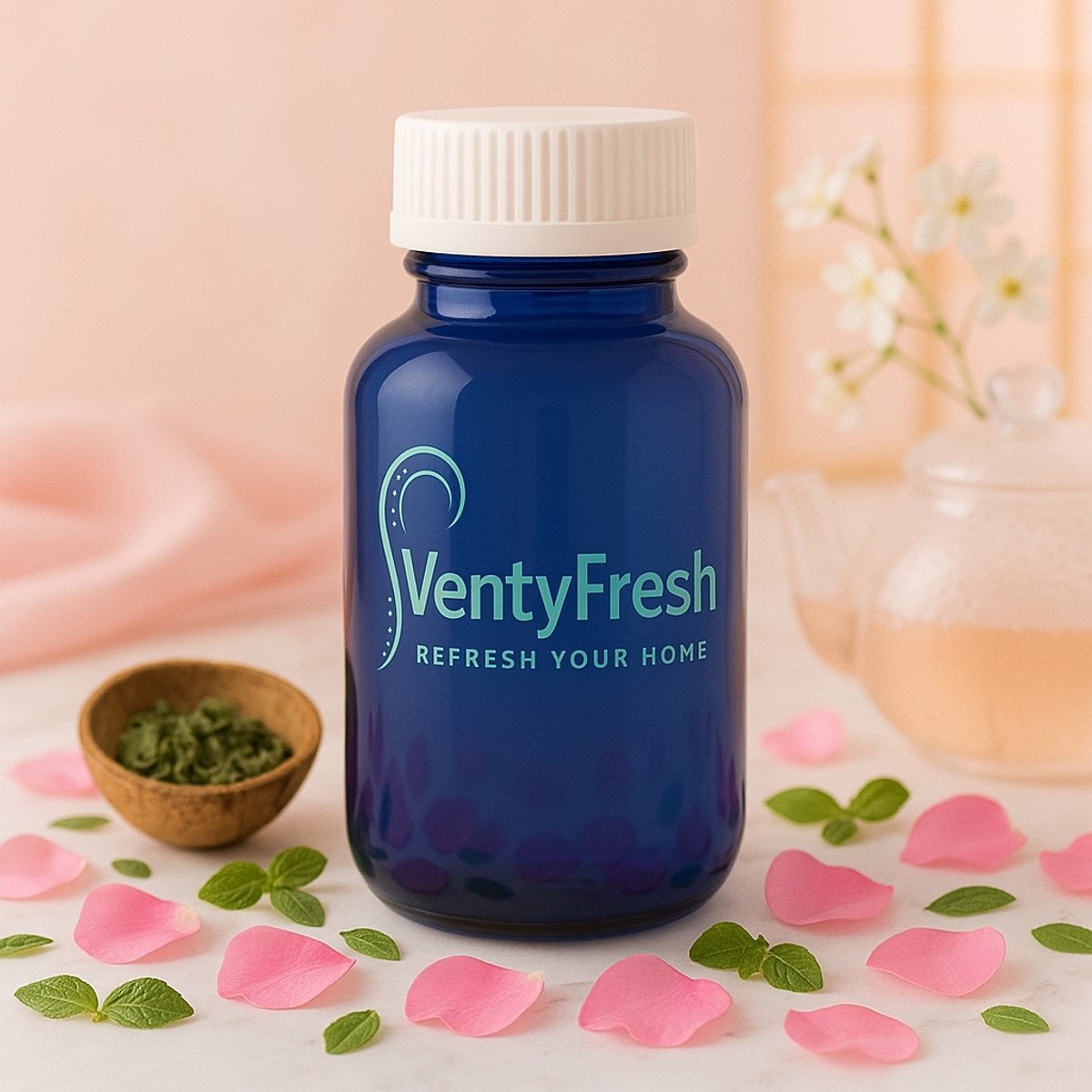 VentyFresh Golden C Geurolie Navulling 100 ml – Voor Thuis en op kantoor - Luxe geurbeleving voor geurverspreiders (Stand-alone of via ventilatiesysteem D)