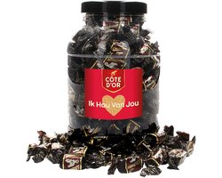 Côte d'Or Chokotoff chocolade "Ik Hou Van Jou" - pure chocolade met toffee - 1600g