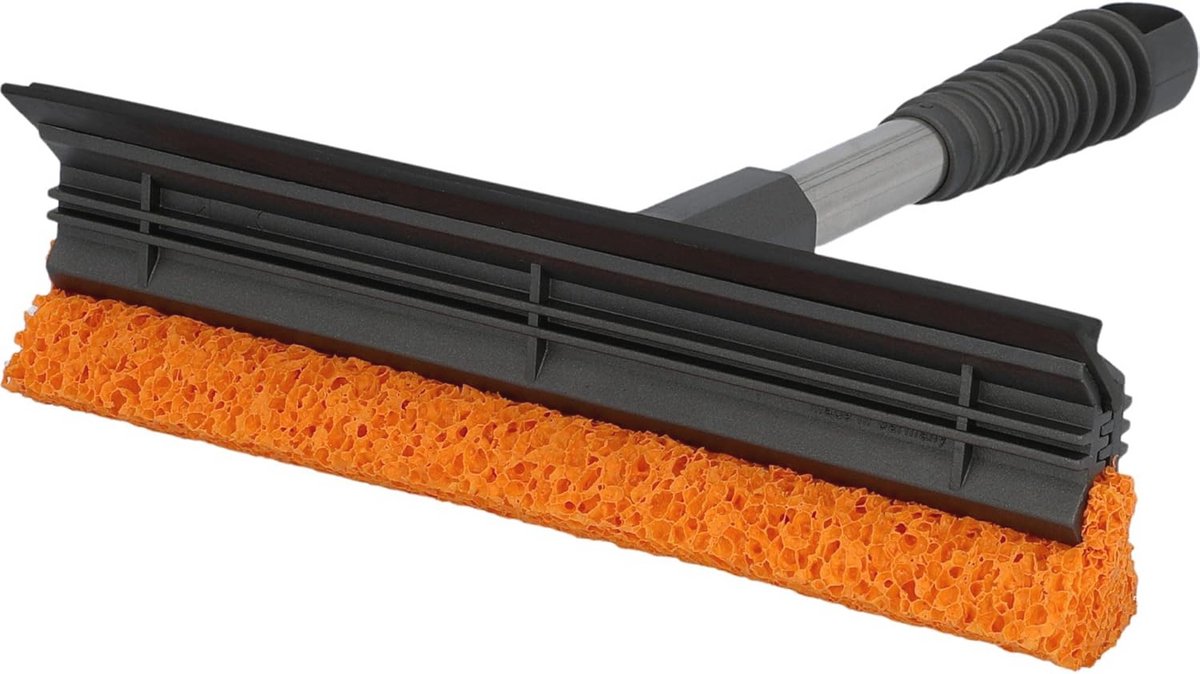 Ruitenreiniger met Treklip en Rubberen Spons - Streepvrije Reiniging van Ruiten, 25 cm