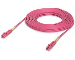 Ubiquiti UACC-OFC-M2-LULU-15M InfiniBand en Glasvezelkabel LC LC/LC Roze