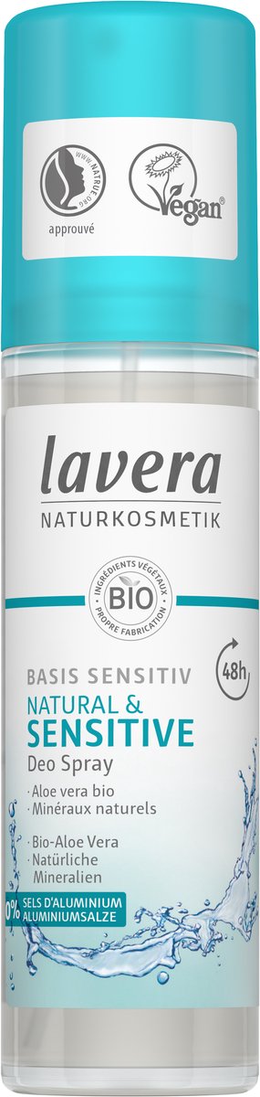 Goedkoopste Lavera Deodorant spray basis sensitiv bio 75 Milliliter