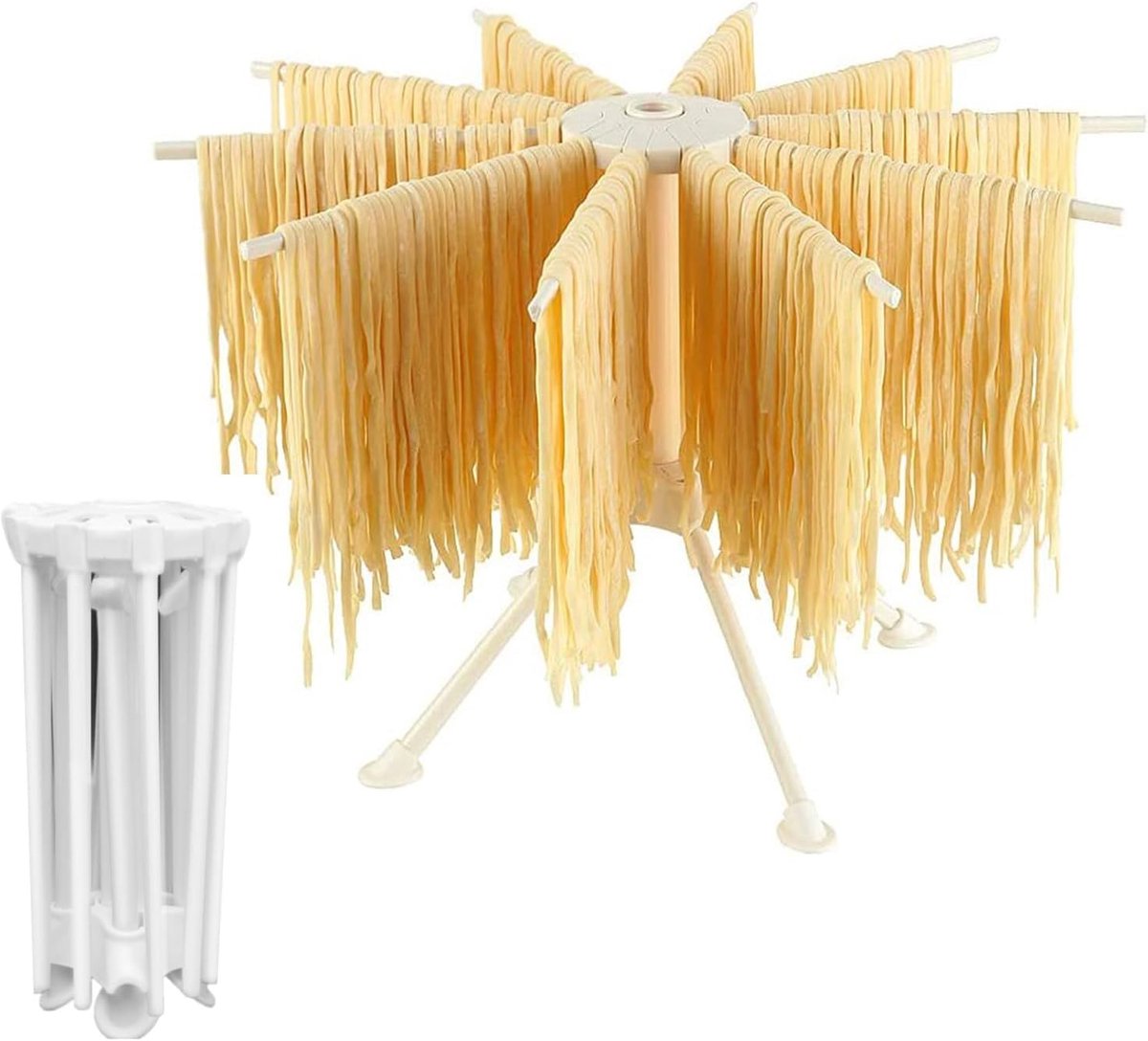 Pasta Droogrek Noedelstandaard - Spaghetti Droger - Inklapbaar