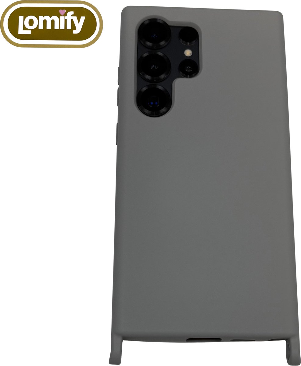 Lomify soft gelly geschikt voor de Samsung Galaxy S24 Ultra Grijs