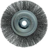 Brosse à disque en acier fin pour meuleuse d'angle - 125 mm - adaptée pour un nettoyage optimal