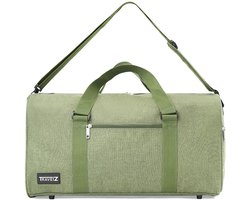 TravelZ Reistas Basics 36 liter - Compacte weekendtas 53 x 28 x 24cm - Handbagage reistas - Groen