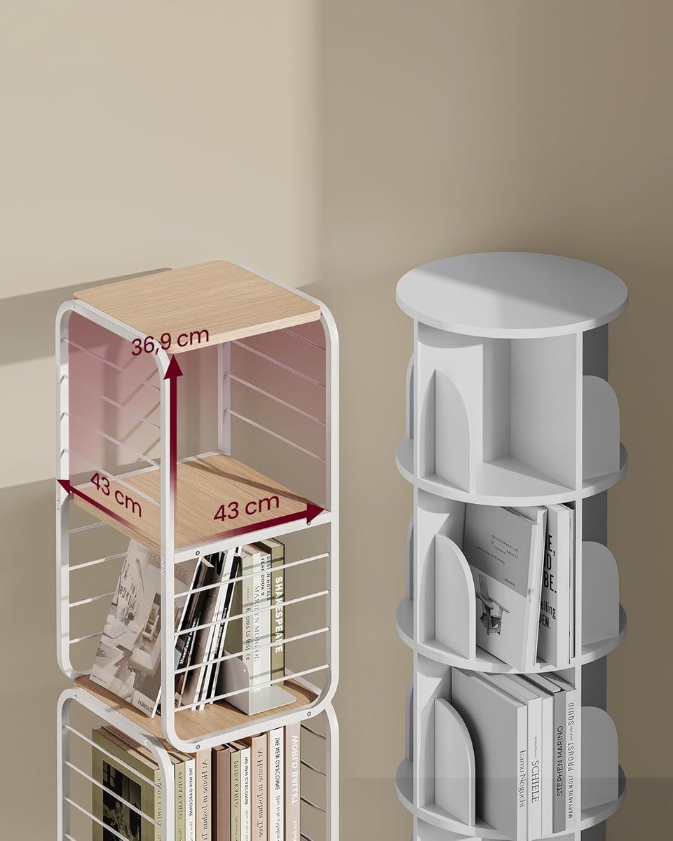 by basic Puzzle Boekenkast Asymmetrisch - Wit