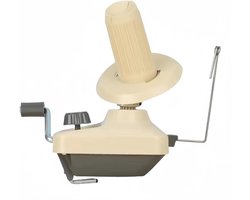 Wolbol opwindstandaard - Bolopwinder Houder - Garenwinder - Breimolen - Naaimachine Accessoires - Haakset-naaien-Breimolen - brei gereedschap - Handbediende touwweefmachine - breigetouw breigaren - 20*15 cm - grijs